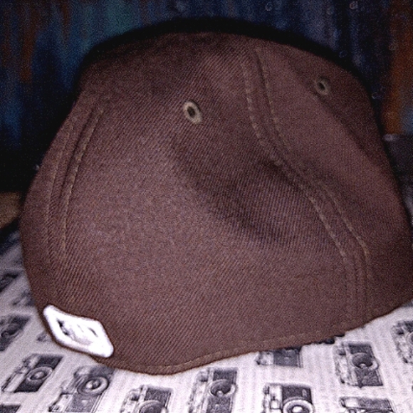 ⚡⚾ NY Yankees Classic Brown with Black logo New Era 59Fifty Cap, 7 3/8" ⚾⚡ - Picture 2 of 4